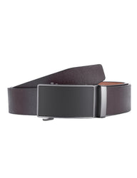 Splitlederen Riem met Automatische Gesp - Volledig Leer - Bruin - Duurzaam - Lederen Broekriem - Automatische Gesp Riemen Heren