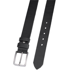 2 Stuks - Hoogwaardige Rundleer Riem - Zwart & Bruin - Volledig Leer - Duurzaam - Lederen Broekriem - Ruwe & Duurzame Riemen Heren