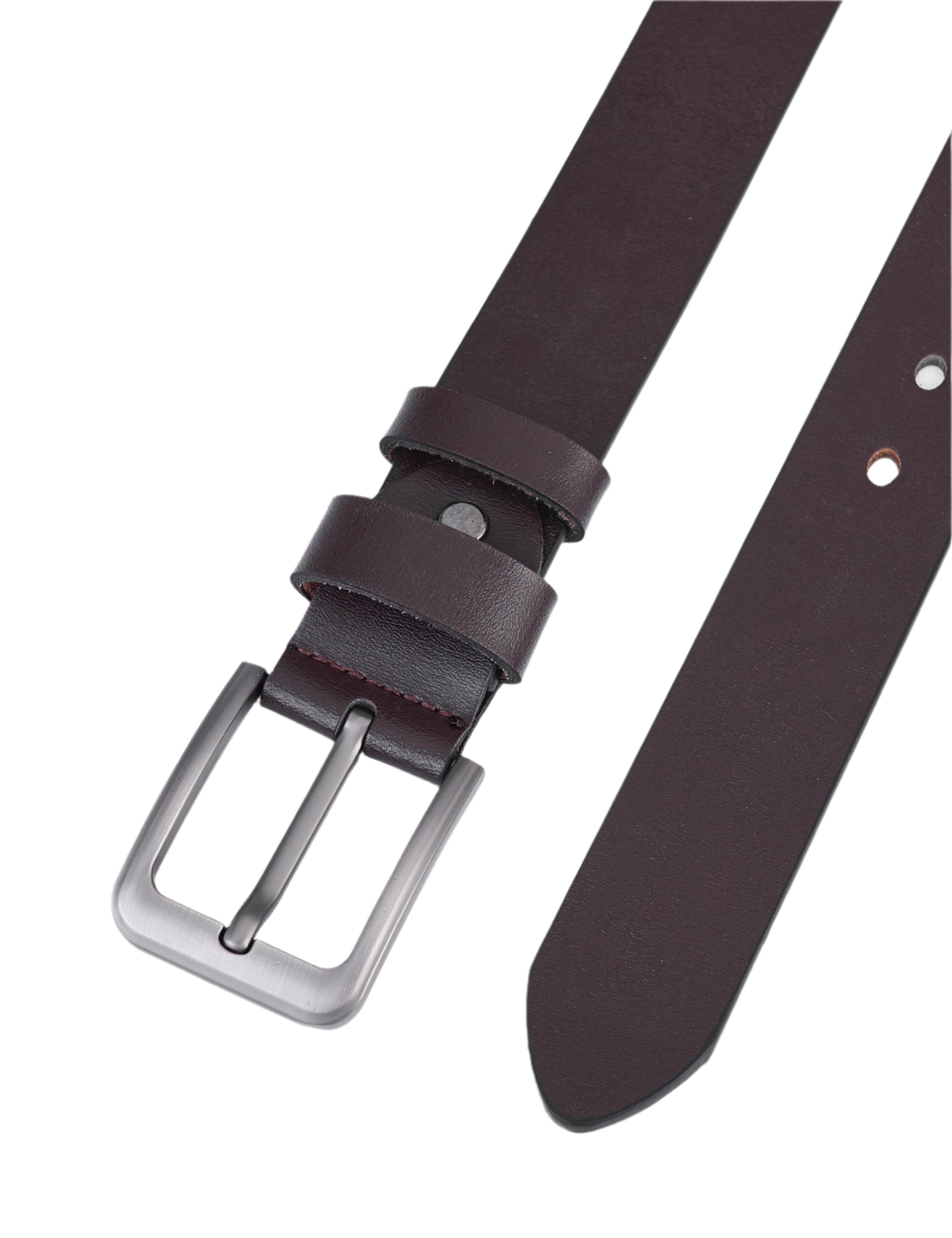 Splitlederen Riem - Bruin - Duurzaam - Volledig Leer - Lederen Broekriem - Riemen Heren