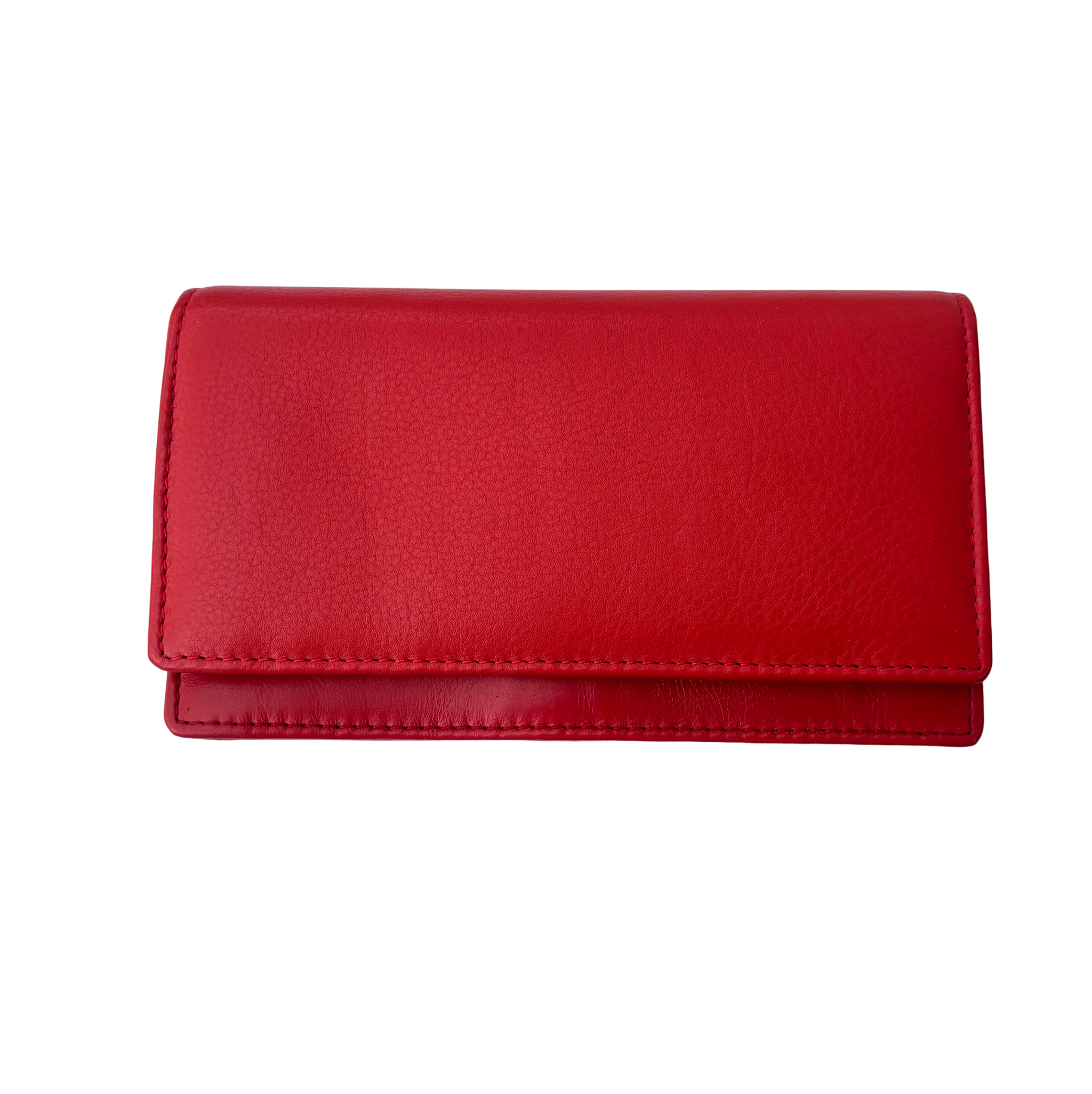 Luxe Portemonnee Dames RFID / Anti Skim - Buffelleer - Rood - Dames Portemonnee - Volledig Leer - Portefeuille Dames RFID