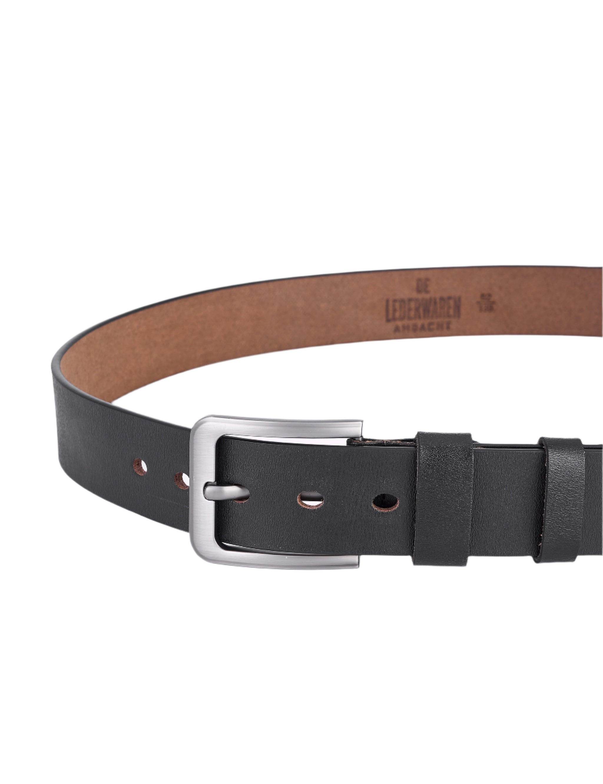 2 Stuks - Splitleer Riemen - Volledig Leer - Duurzaam - Zwart & Bruin - Duurzaam - Lederen Broekriem - Riemen Heren