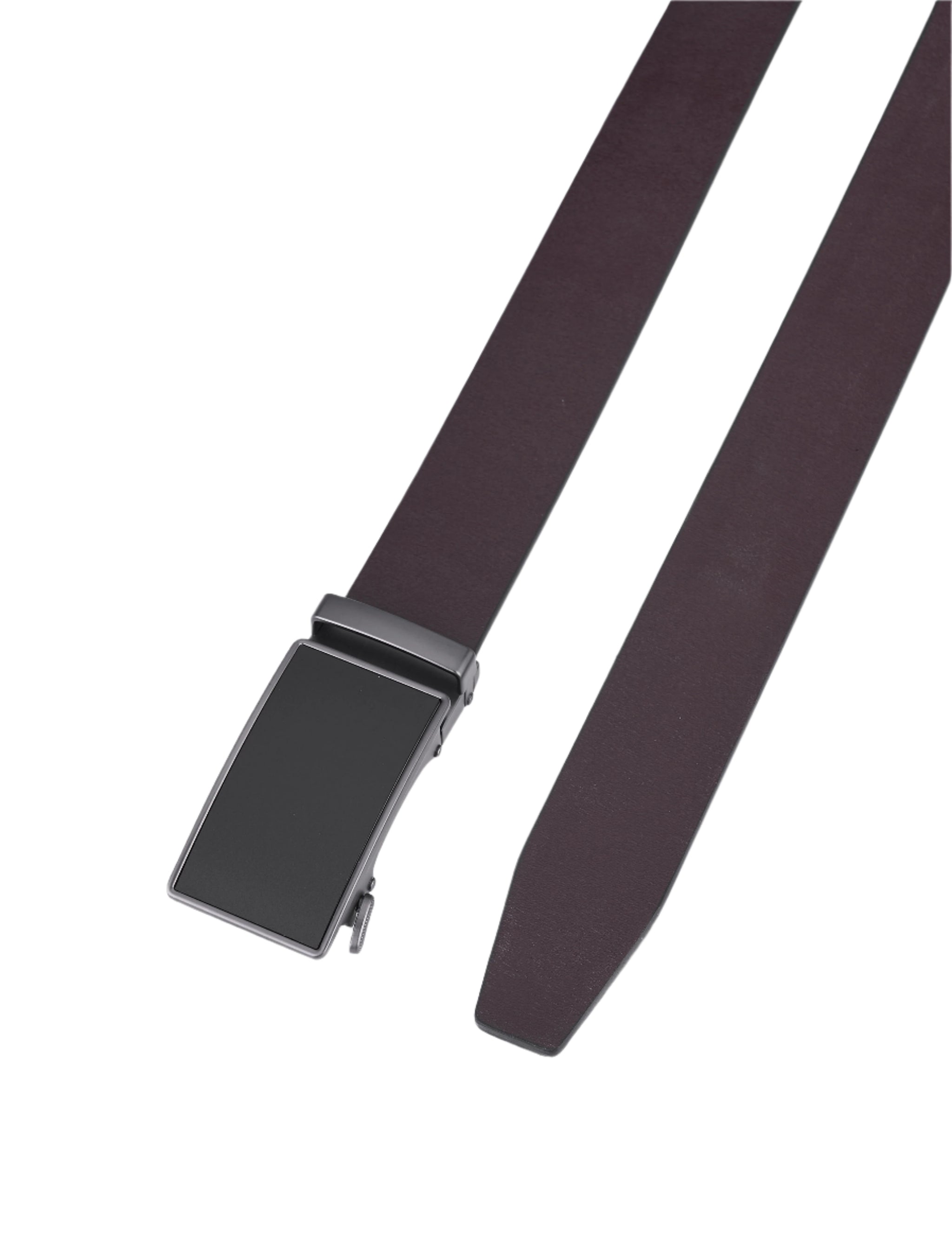 Splitlederen Riem met Automatische Gesp - Volledig Leer - Bruin - Duurzaam - Lederen Broekriem - Automatische Gesp Riemen Heren