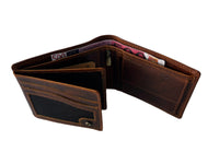 Hoogwaardige Buffelleren Portemonnee – Bruin – Volledig Leer – RFID / Anti Skim – Portemonnee heren – Inclusief Geschenkdoos