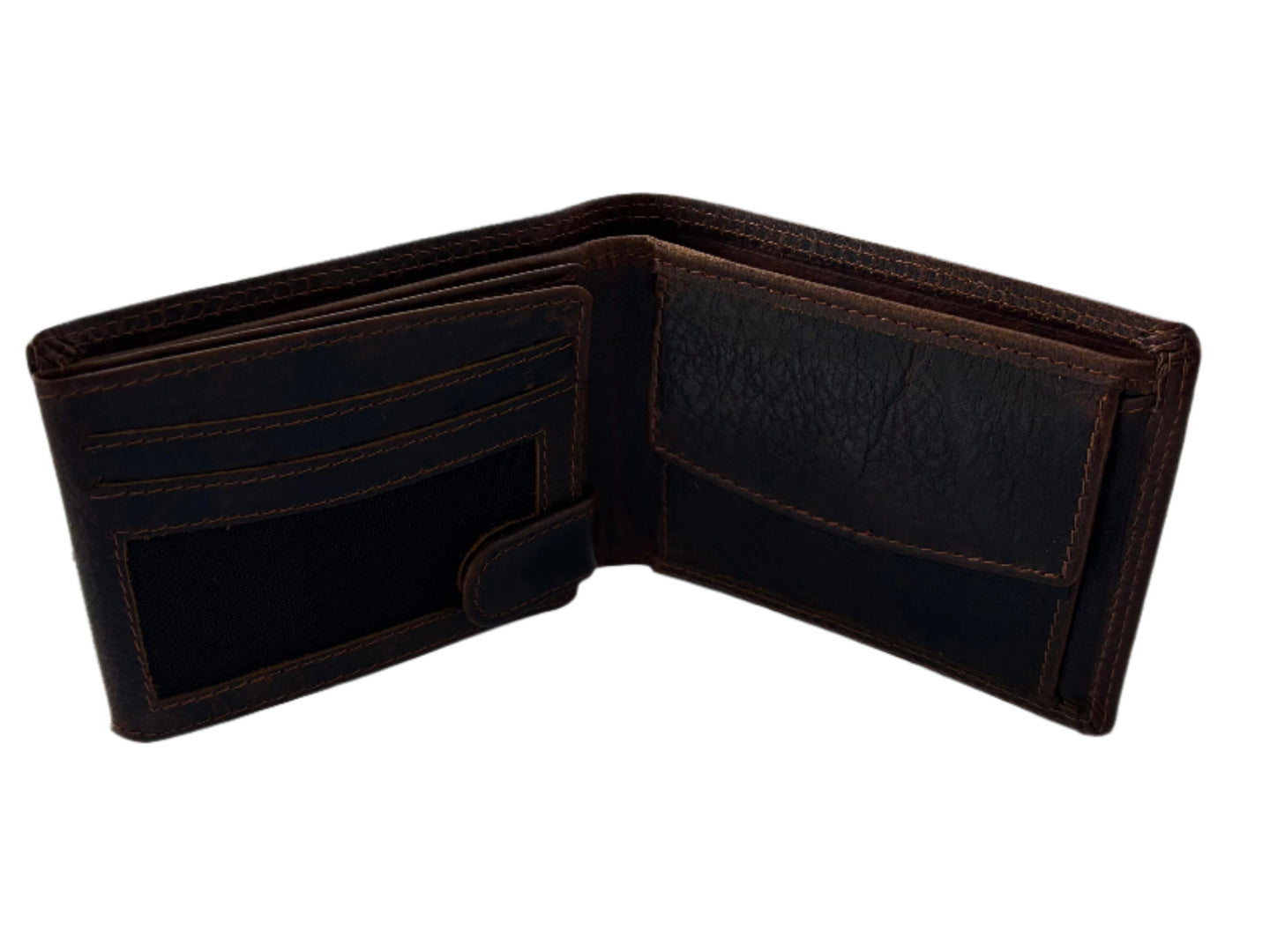 Hoogwaardige Buffelleren Portemonnee – Bruin – Volledig Leer – RFID / Anti Skim – Portemonnee heren – Inclusief Geschenkdoos
