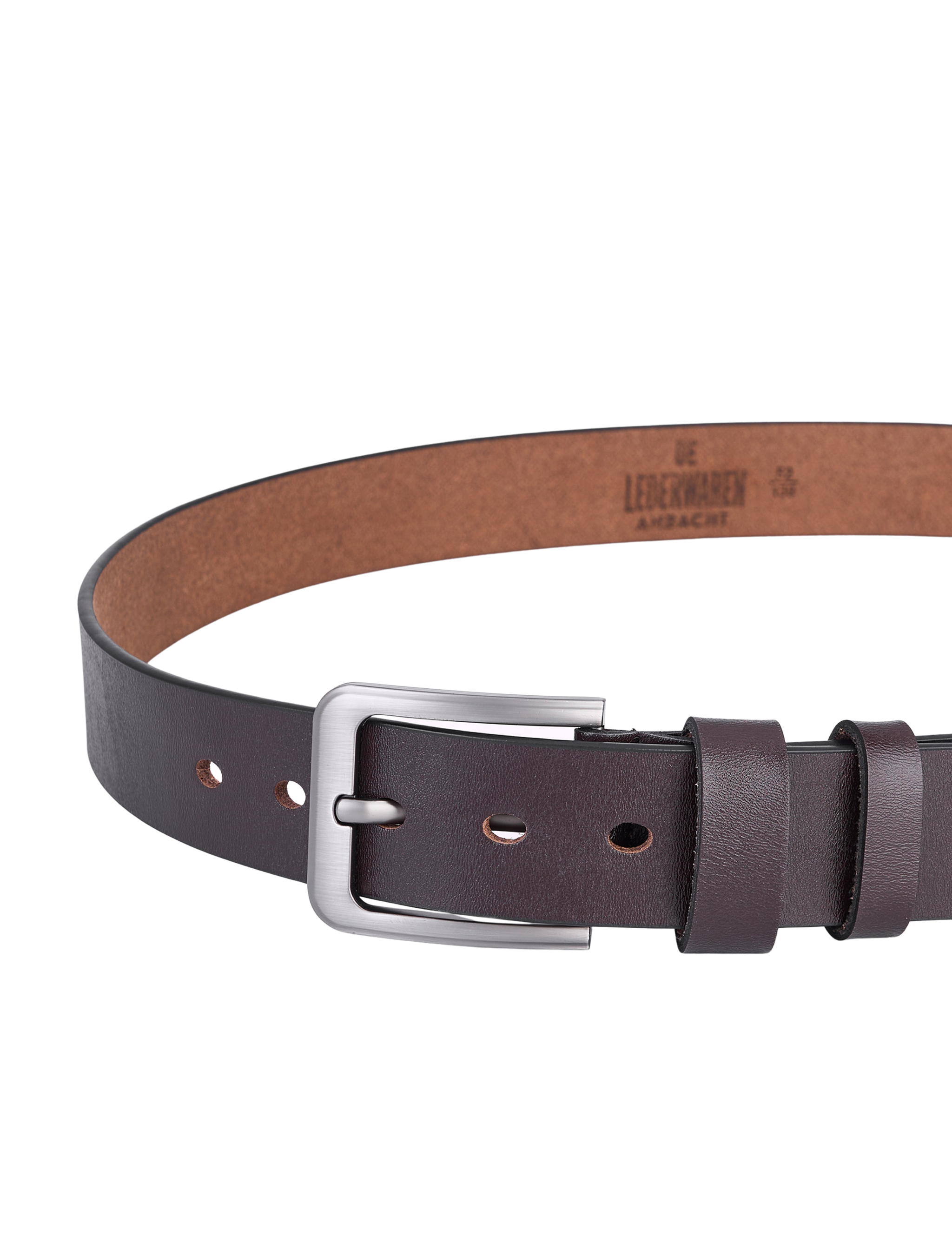 Splitlederen Riem - Bruin - Duurzaam - Volledig Leer - Lederen Broekriem - Riemen Heren