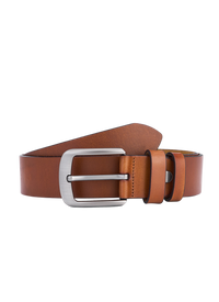 Hoogwaardige Rundleer Riem - Volledig Leer - Cognac - Lederen Broekriem - Duurzame Riemen Heren