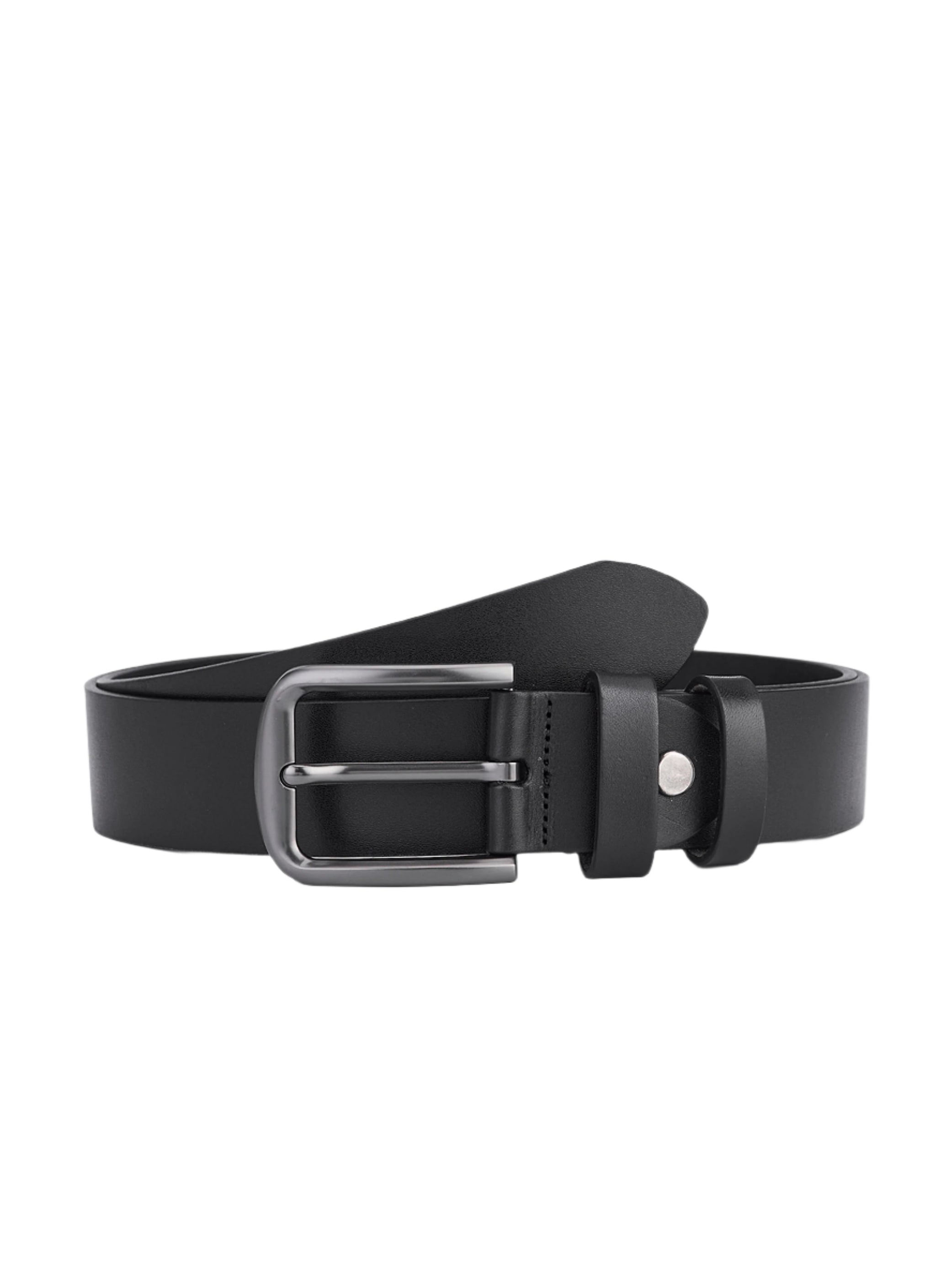 Lot de 4 ceintures en cuir de vachette de haute qualité, entièrement en cuir, marron foncé, résistantes pour homme