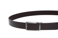 Automatische Leren Riem Heren – 2 Stuks – 100% Rundleer – Zonder Gaatjes – Verstelbaar Maat 90 t/m 135 – Zwart & Donkerbruin