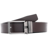 Automatische Riem Heren – 2 Stuks – 100% Split Rundleer – Zonder Gaatjes – Verstelbaar Maat 90 t/m 135 – Zwart & Bruin