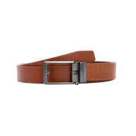 Automatische Leren Riem Heren – 100% Rundleer – Zonder Gaatjes – Verstelbaar Maat 90 t/m 135 – Cognac