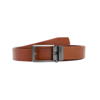 Automatische Leren Riem Heren – 100% Rundleer – Zonder Gaatjes – Verstelbaar Maat 90 t/m 135 – Cognac